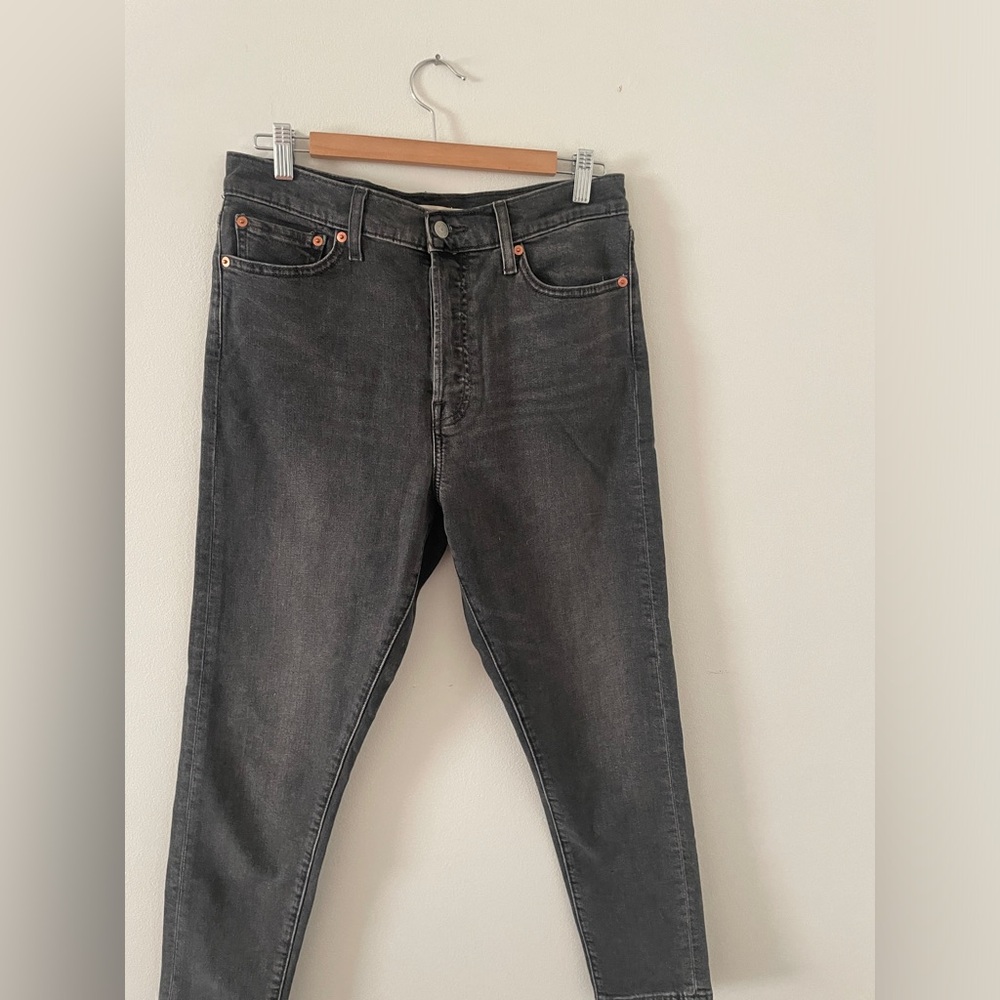 Levi's Wedgie skinny filform women’s Gray Jeans size 31 - Picture 4 of 11